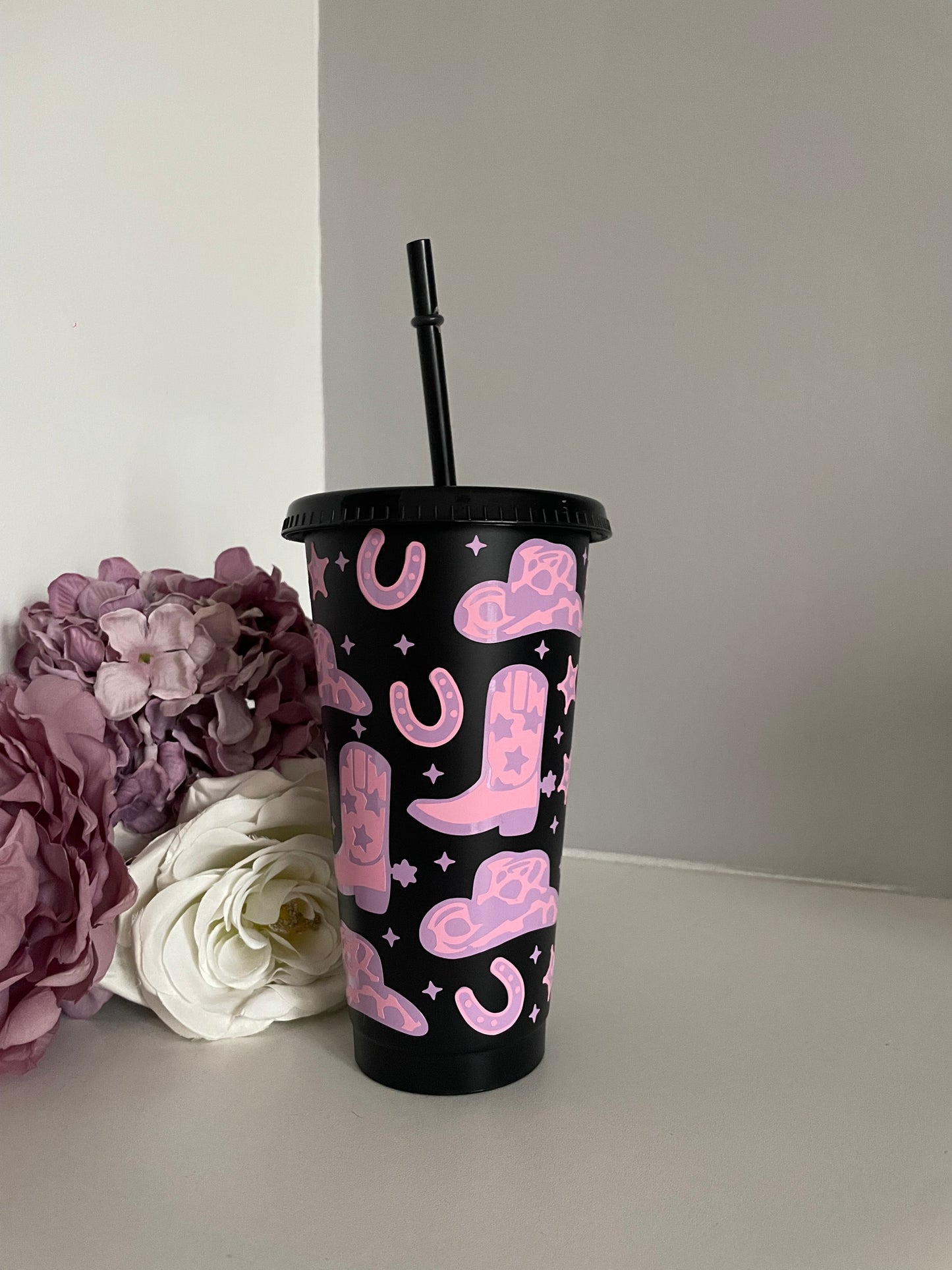 Personalised Cowgirl Cold Cup