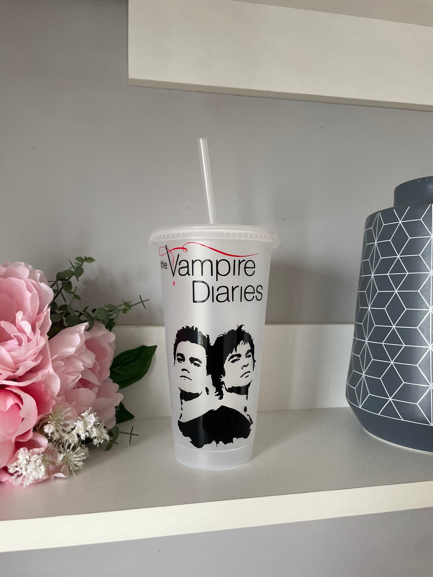 Personalised Inspired Vampire Diaries cold cup