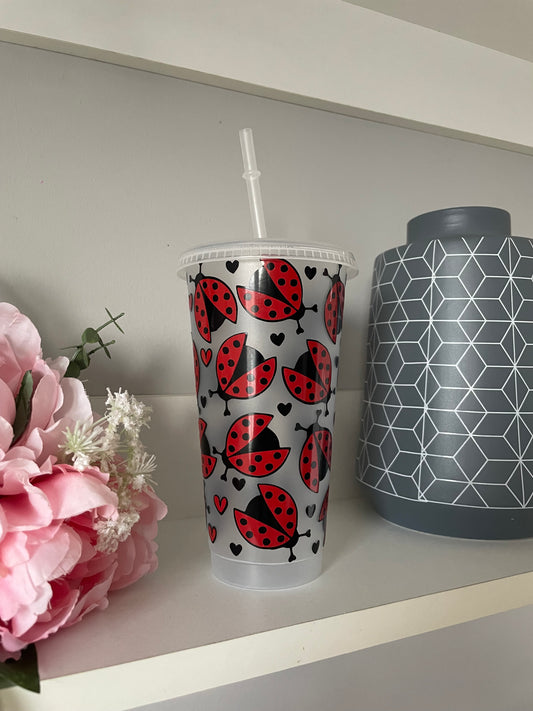 Personalised Ladybird cold cup