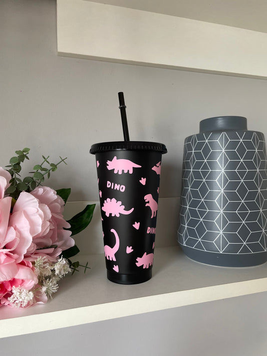 Personalised Dino cold cup