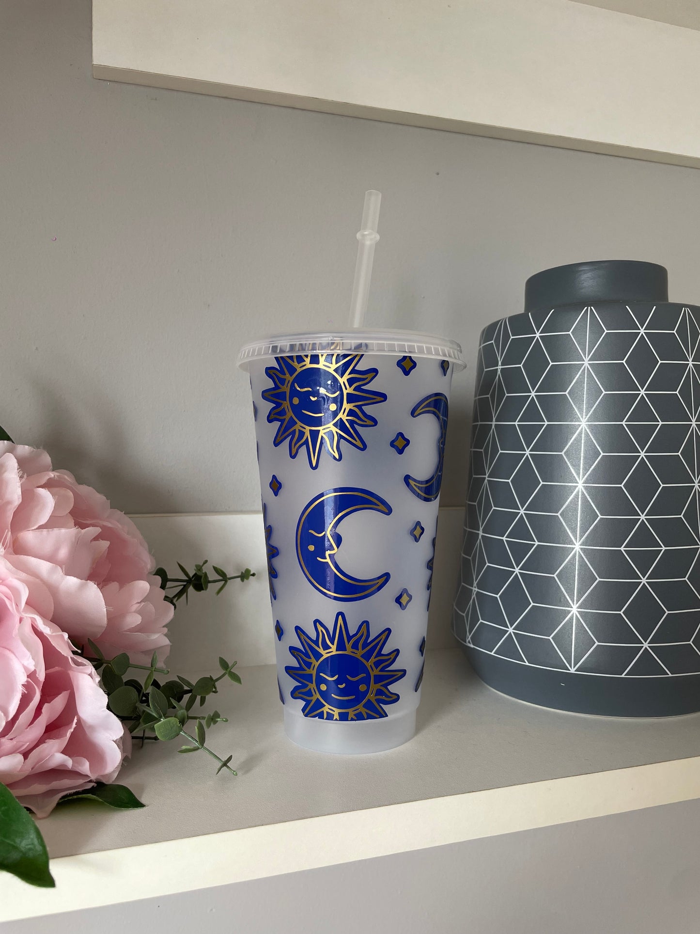 Personalised Moon and Sun cold cup