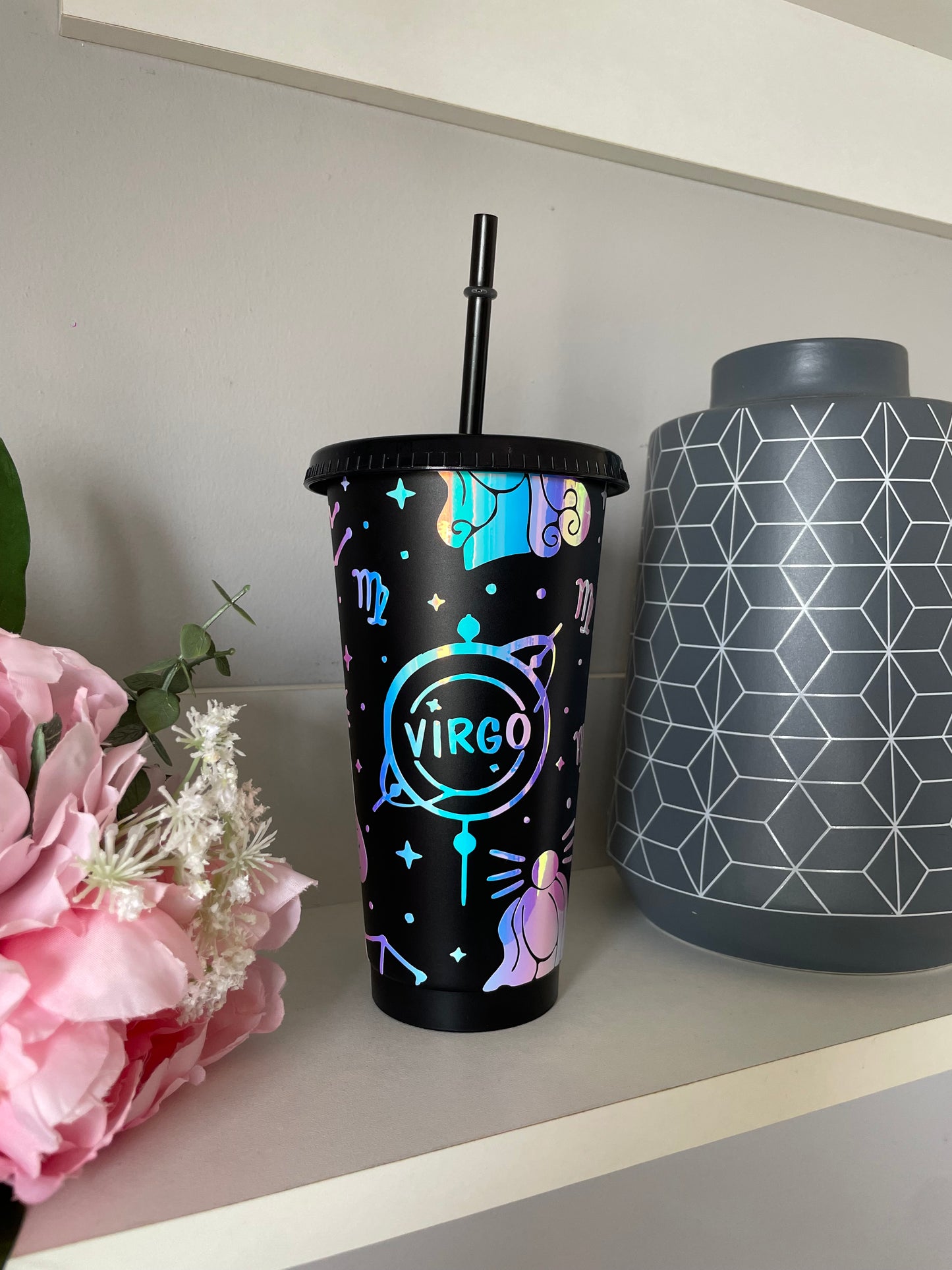 Personalised Zodiac Sign cold cup